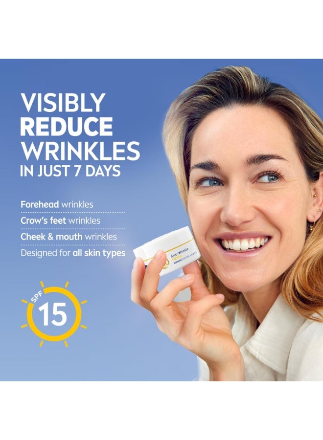 نيفيا كريم نيفيا Q10 المضاد للتجاعيد لشد البشرة بعامل حماية SPF 15 (50 مل)، كريم وجه مضاد للتجاعيد يحتوي على إنزيم Q10 والكرياتين المطابقين لتركيبة البشرة، كريم للوجه لمعالجة التجاعيد بثلاثة أضعاف الفعالية. - Image 3